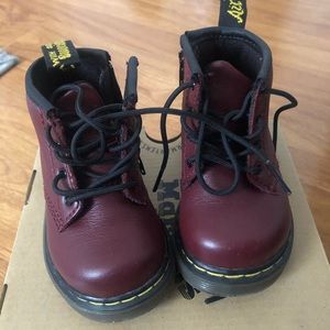 Burgundy Dr. Martens